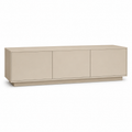 TV-Kommode Sandbeige mit drei Türen 180x45x50 cm